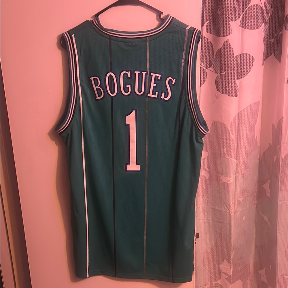 Muggsy Bogues #1 Charlotte Hornets NBA Jersey Hardwood Classic size M
